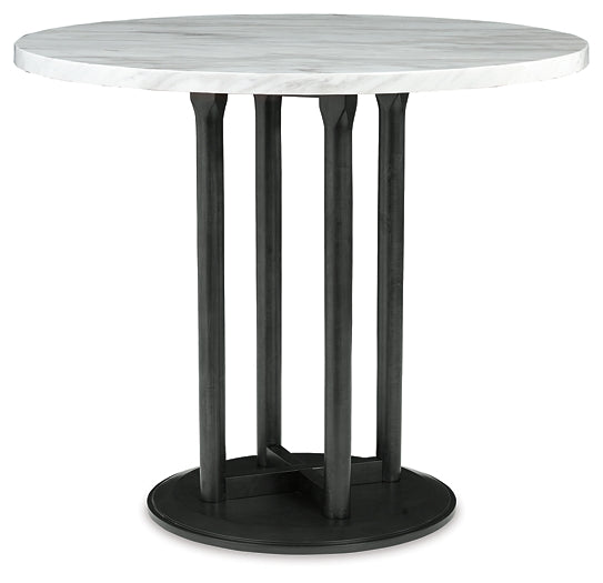 Ashley Express - Centiar Counter Height Dining Table and 2 Barstools