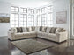 Ardsley 3-Piece Sectional with Ottoman