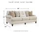 Valerani Sofa, Loveseat, Chair and Ottoman