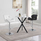 Berrington Upholstered Adjustable Bar Stool Black (Set of 2)