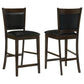 Jaden Upholstered Counter Chair Espresso (Set of 2)