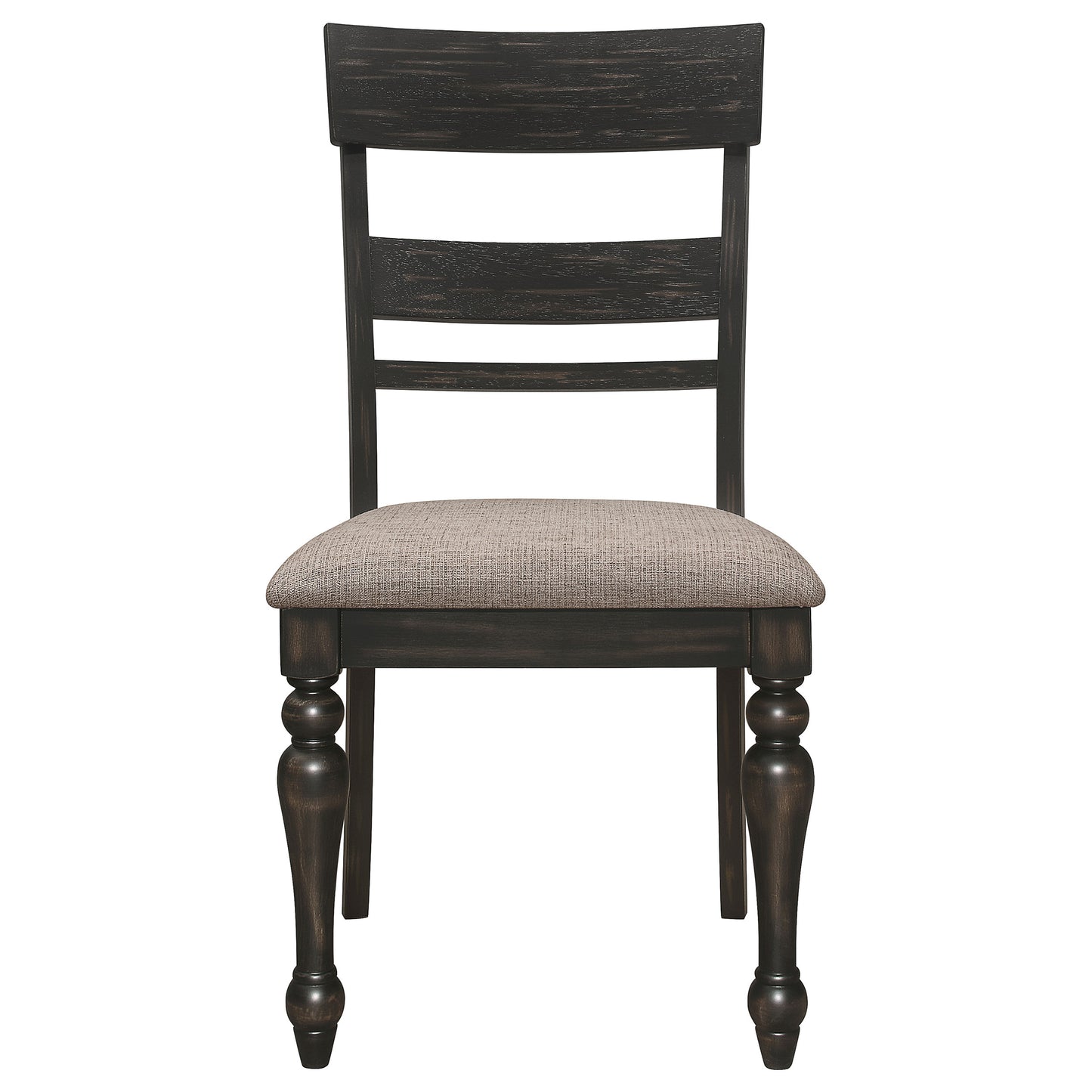 Bridget Wood Dining Side Chair Charcoal (Set of 2)