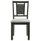 Appleton Wood Dining Side Chair Washed Black (Set of 2)