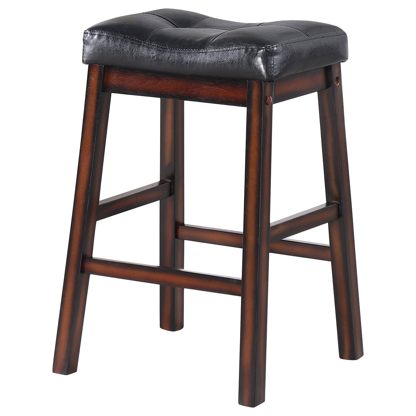 Donald Upholstered Counter Stool Cappuccino (Set of 2)