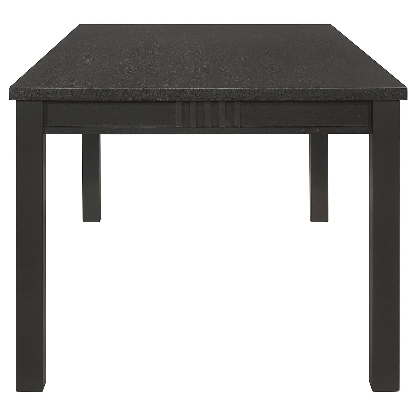 Marbrisa 7-piece Rectangular Dining Table Set Matte Black