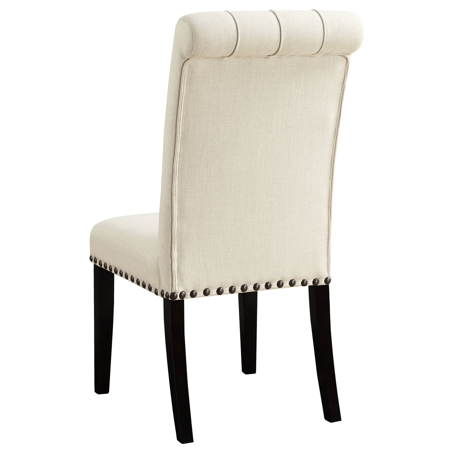 Alana Fabric Upholstered Dining Side Chair Beige (Set of 2)