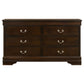 Louis Philippe 5-piece Queen Bedroom Set Cappuccino