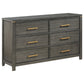 Kieran 4-piece Eastern King Bedroom Set Grey