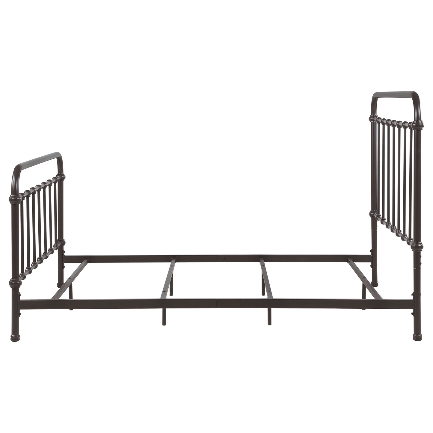 Livingston Metal California King Open Frame Bed Dark Bronze