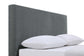 Gregory Upholstered California King Panel Bed Graphite