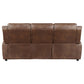 Ellington Upholstered Padded Arm Sofa Dark Brown