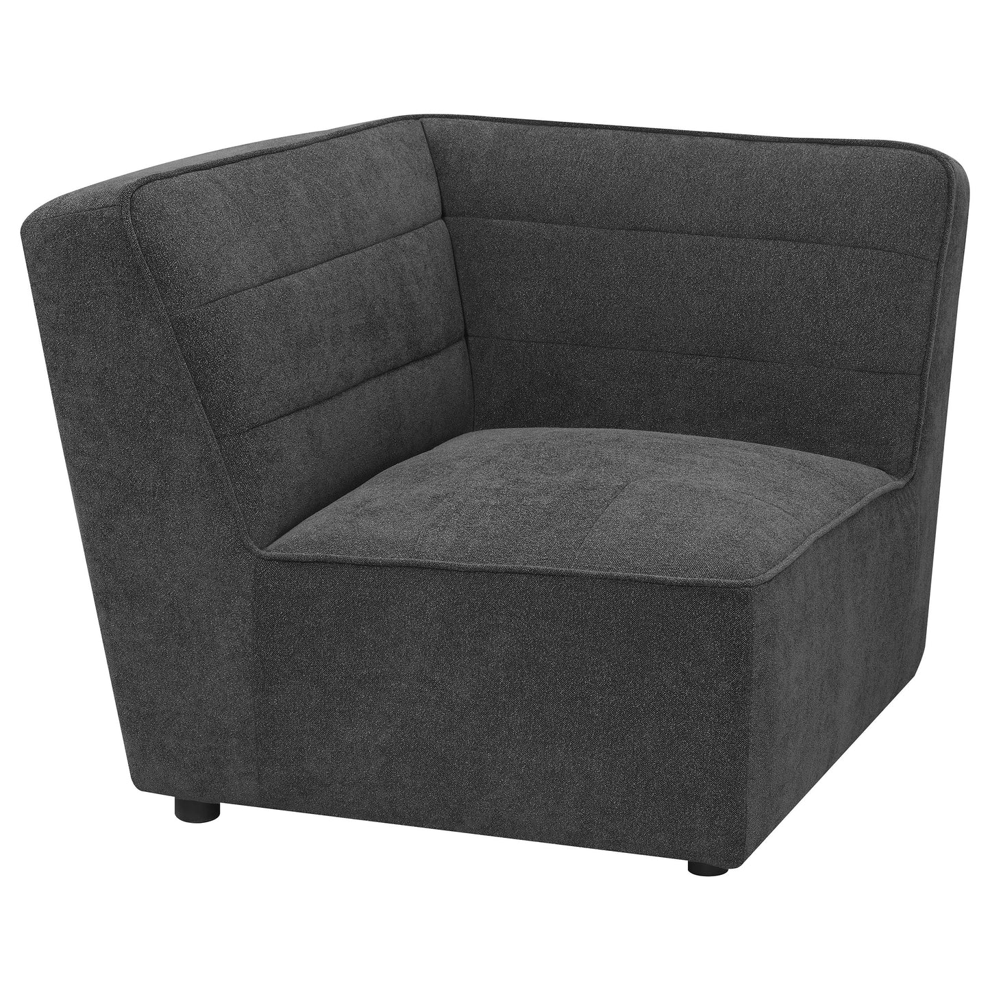 Sunny 6-piece Upholstered Modular Sectional Sofa Charcoal