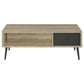 Welsh 1-drawer Engineered Wood Coffee Table Distressed Pine