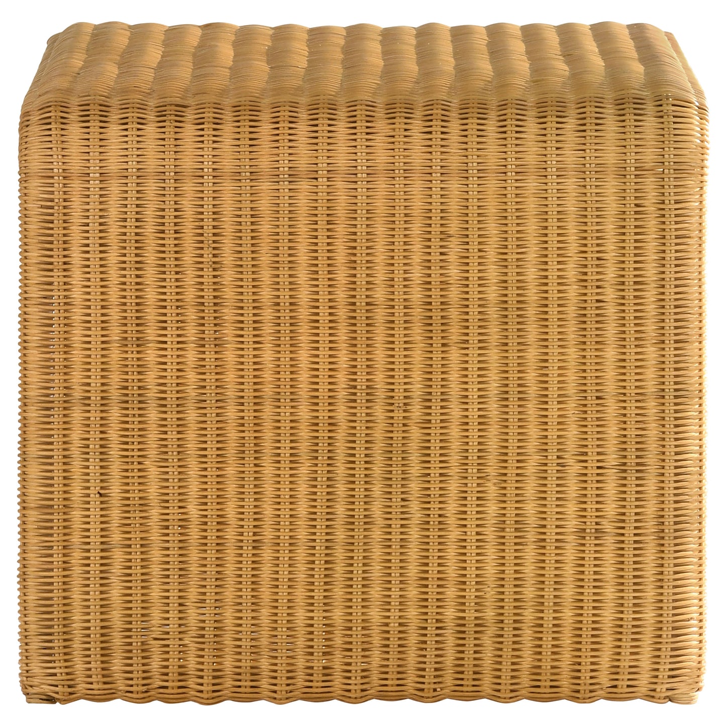 Juanita Square Woven Rattan End Table Natural