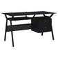 Weaving 55-inch 2-drawer Computer Desk Keyboard Tray Black