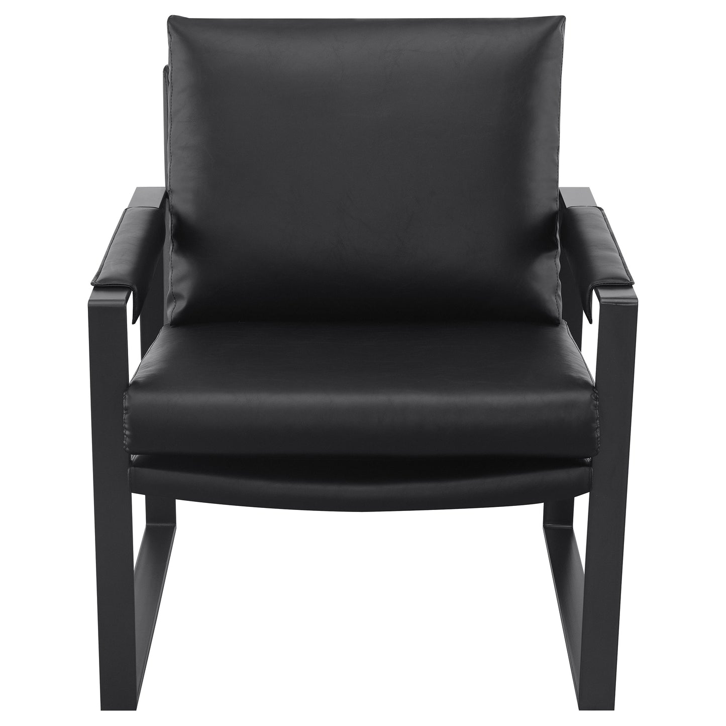 Rosalind Upholstered Track Arm Accent Chair Black