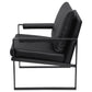 Rosalind Upholstered Track Arm Accent Chair Black